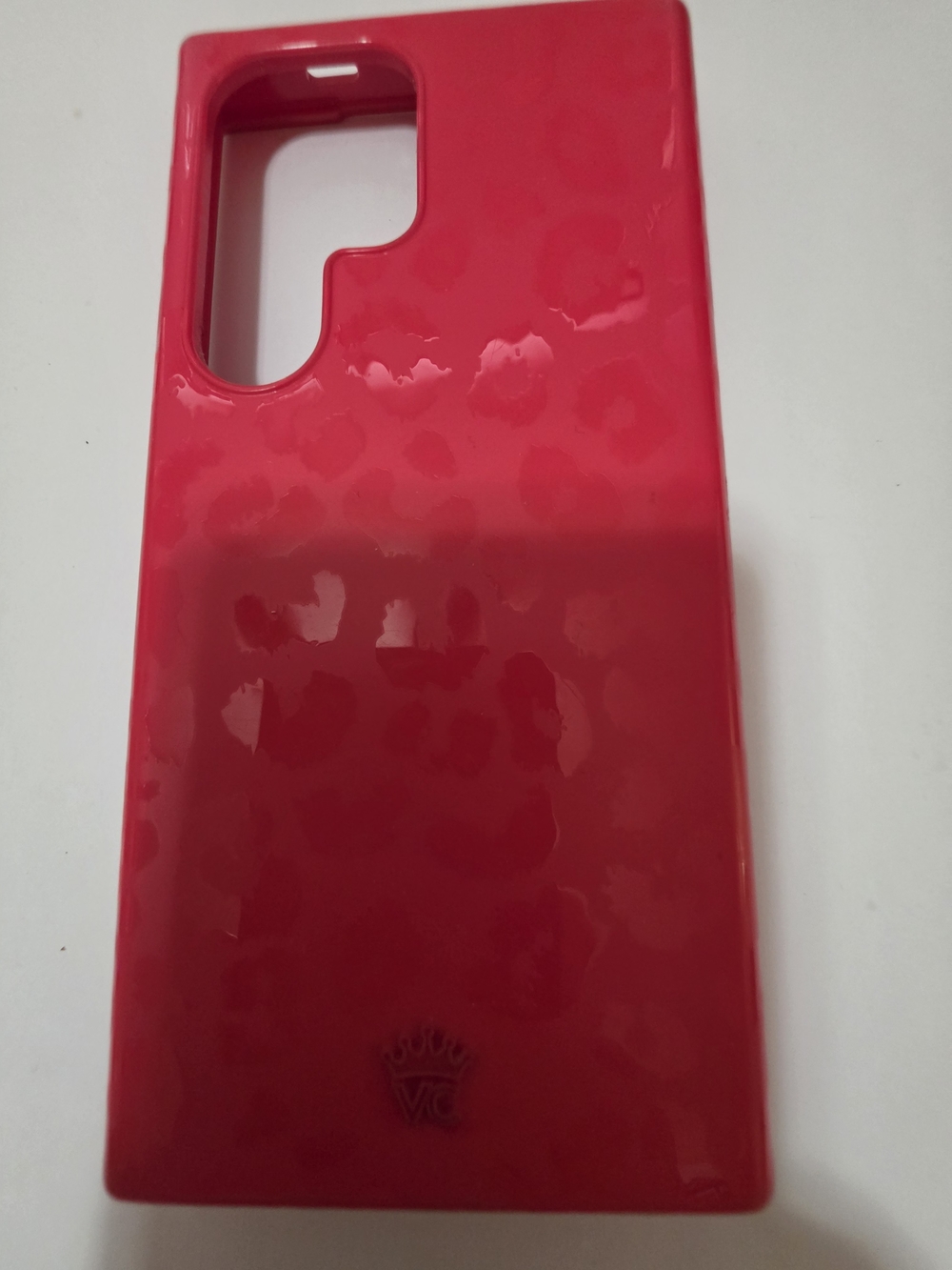 Velvet Caviar Red Gloss Leopard Print Phone Case